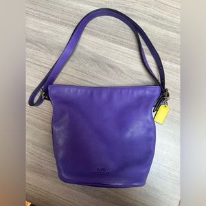 Beautiful Purple Coach Legacy Duffle No. D1481-32281 Crossbody.